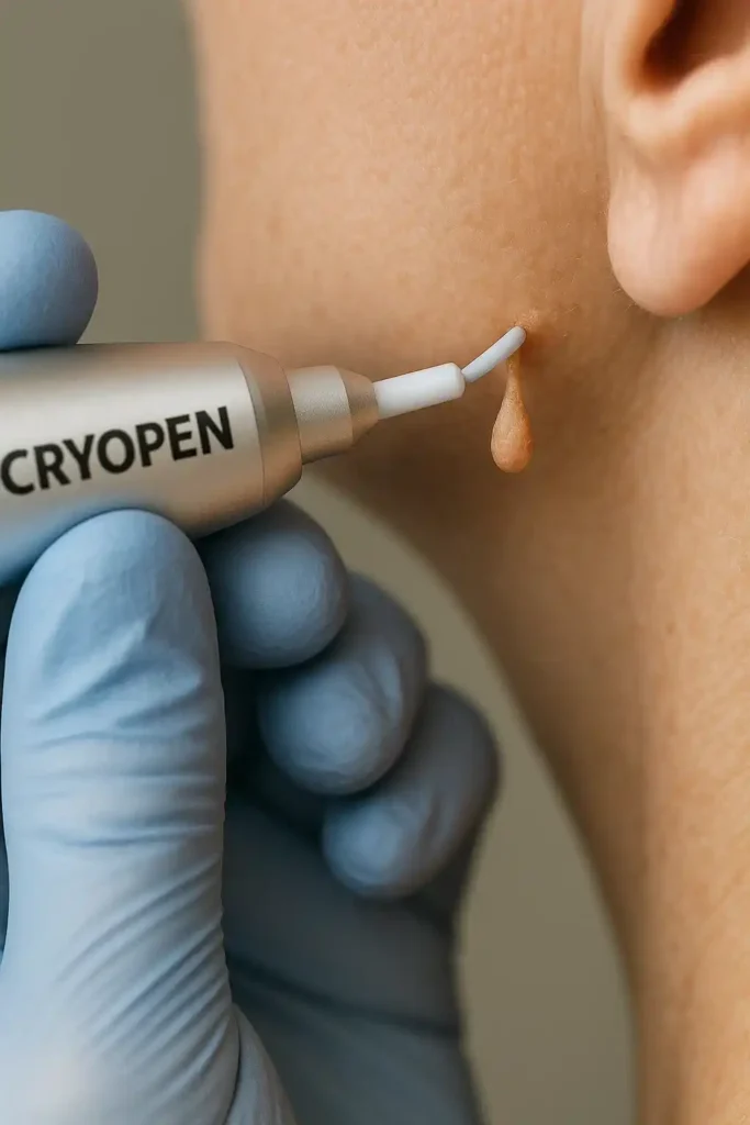 Cryopen for skin tags removal Sands End speak to our team today!