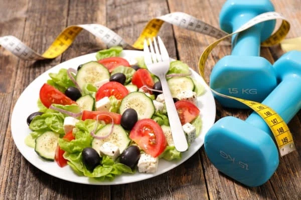 Example of good diet and exercise Sands End